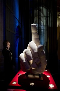 De hand van Constantijn. Foto: Evert Elzinga