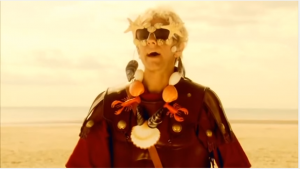 In het Britse jeugdprogramma Horrible Histories wordt Caligula's "veldtocht" op de hak genomen. 