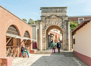 De Romeinse straat in Museumpark Orientalis.