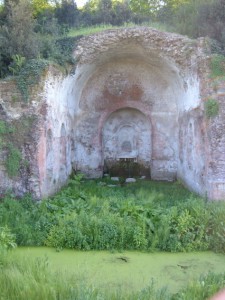 De Ninfeo d'Egeria in Rome.