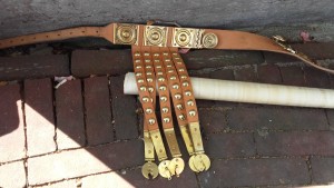 Mijn militaire riem, door Romanus Dardanus achtergelaten op het Rijnplein in Alphen!